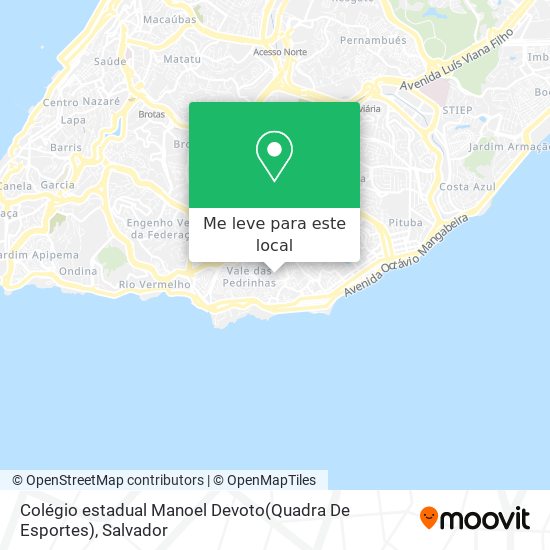 Colégio estadual Manoel Devoto(Quadra De Esportes) mapa
