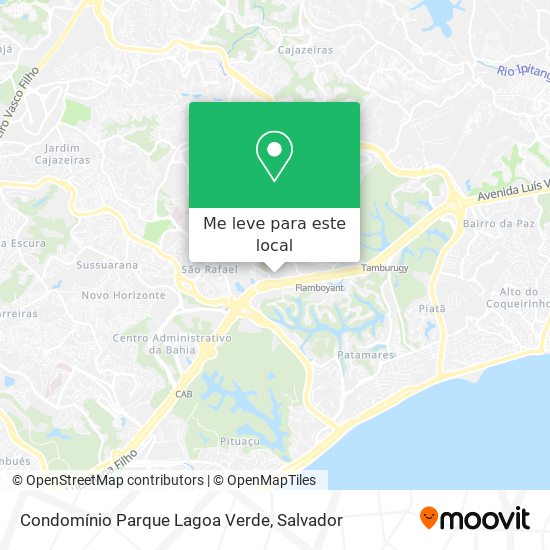 Condomínio Parque Lagoa Verde mapa