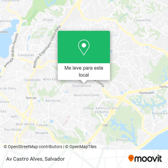 Av Castro Alves mapa