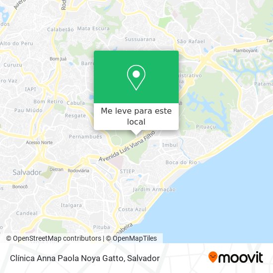 Clínica Anna Paola Noya Gatto mapa