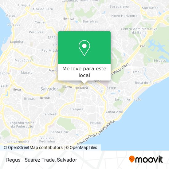 Regus - Suarez Trade mapa