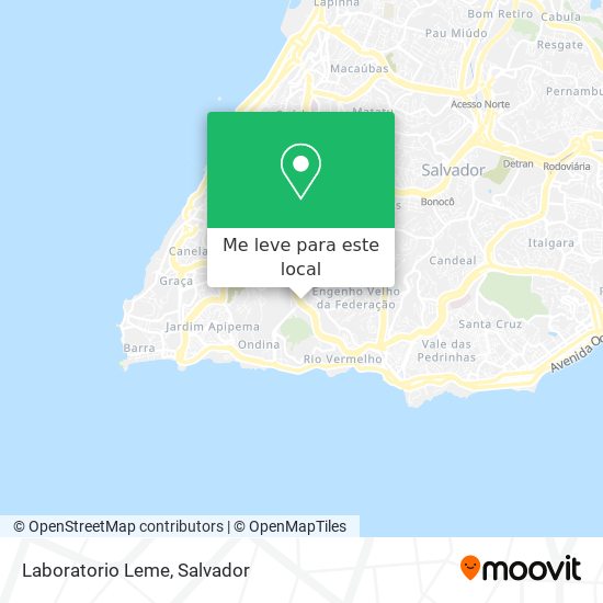 Laboratorio Leme mapa