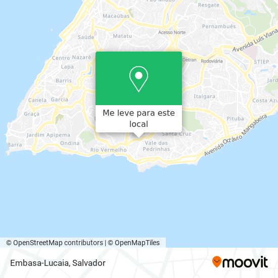 Embasa-Lucaia mapa