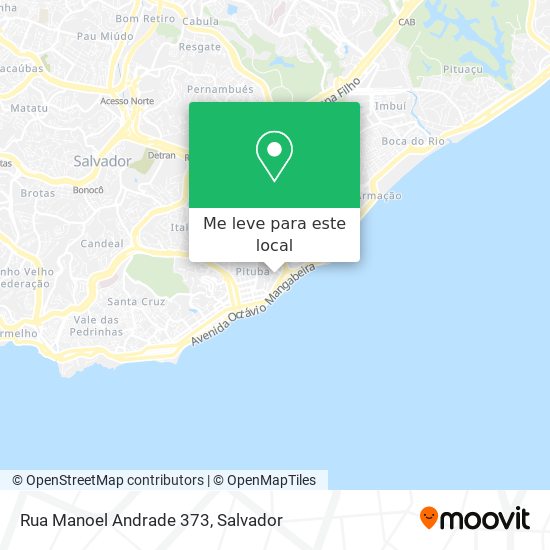 Rua Manoel Andrade 373 mapa