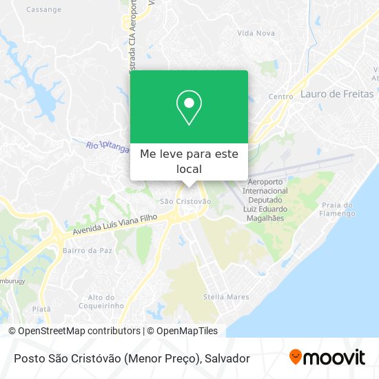 Posto São Cristóvão (Menor Preço) mapa