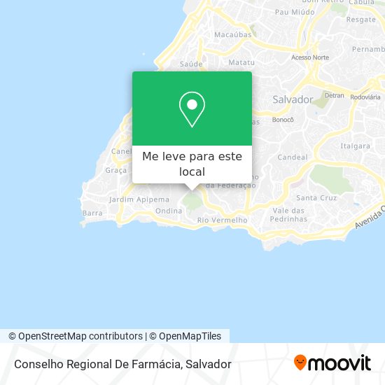 Conselho Regional De Farmácia mapa