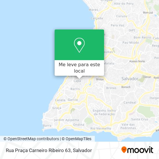 Rua Praça Carneiro Ribeiro 63 mapa