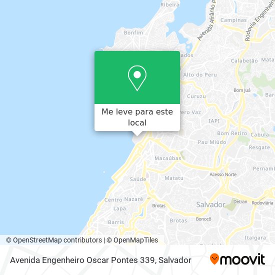 Avenida Engenheiro Oscar Pontes 339 mapa