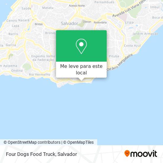 Four Dogs Food Truck mapa