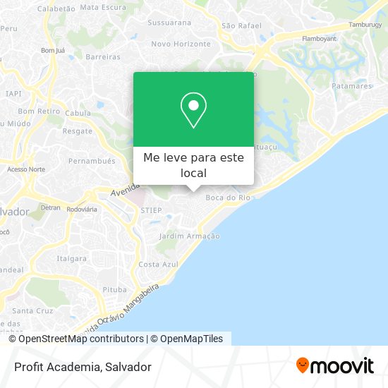 Profit Academia mapa