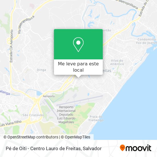 Pé de Oiti - Centro Lauro de Freitas mapa