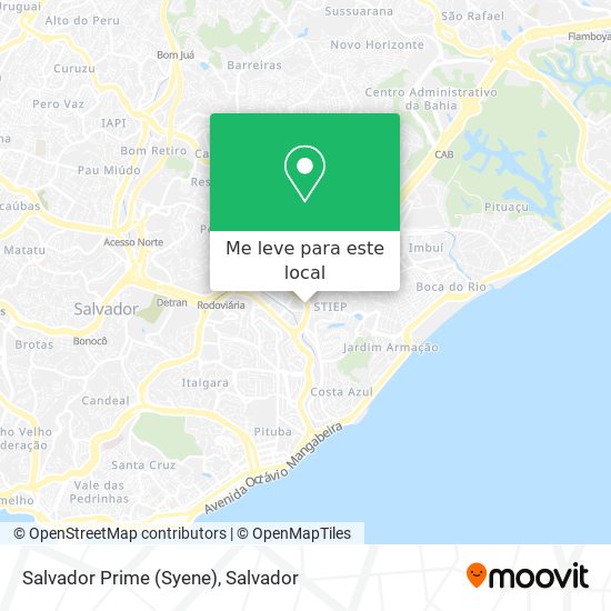 Salvador Prime (Syene) mapa