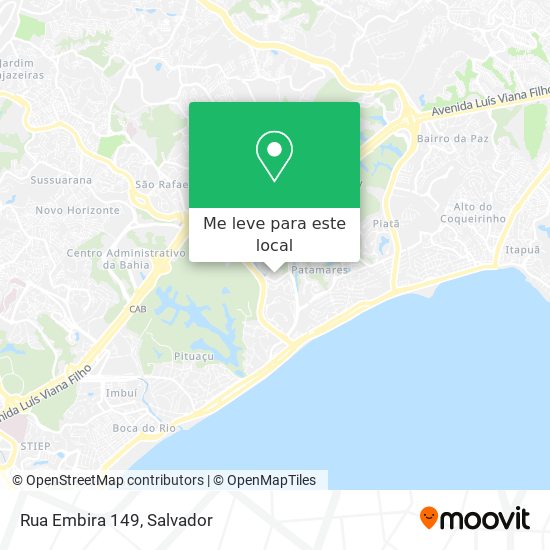 Rua Embira 149 mapa