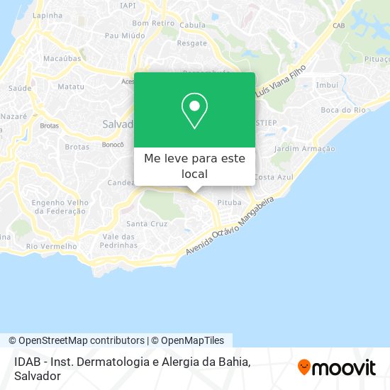 IDAB - Inst. Dermatologia e Alergia da Bahia mapa