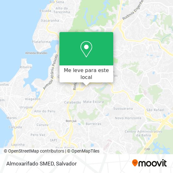 Almoxarifado SMED mapa