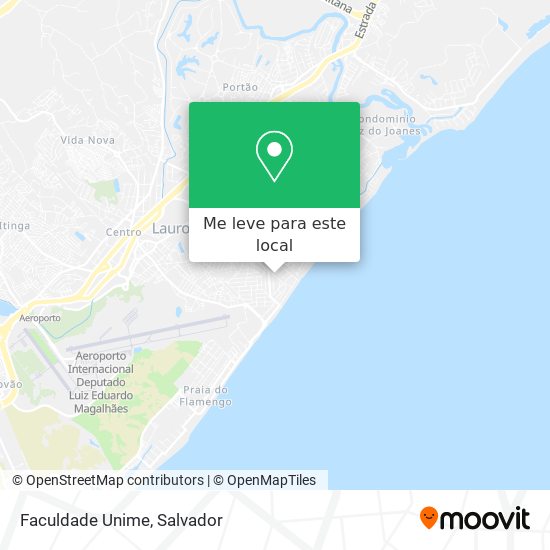 Faculdade Unime mapa