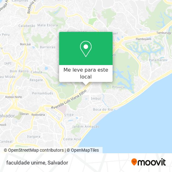 faculdade unime mapa