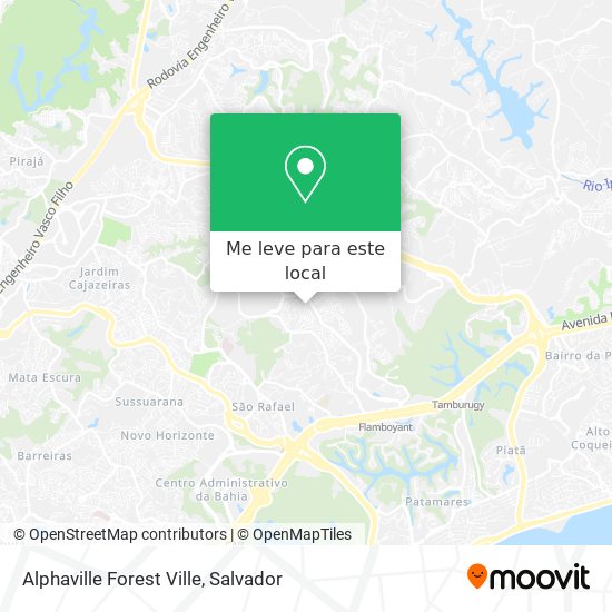 Alphaville Forest Ville mapa