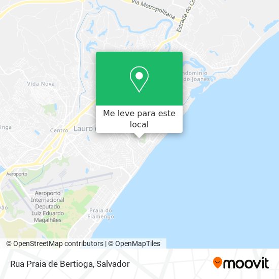 Rua Praia de Bertioga mapa