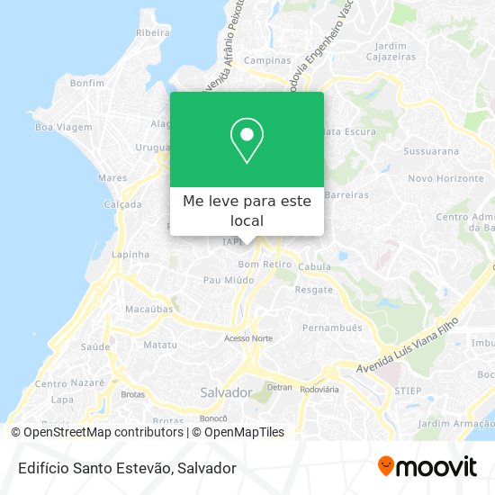 Edifício Santo Estevão mapa