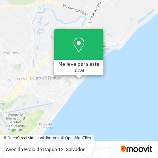 Avenida Praia de Itapuã 12 mapa