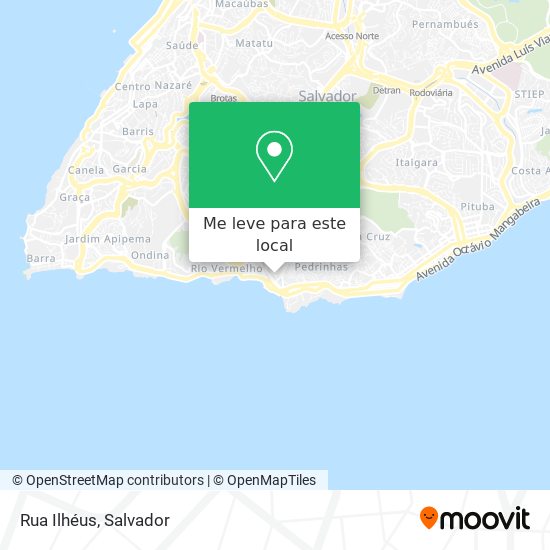 Rua Ilhéus mapa