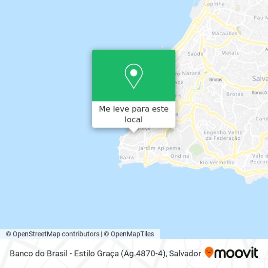 Banco do Brasil - Estilo Graça (Ag.4870-4) mapa