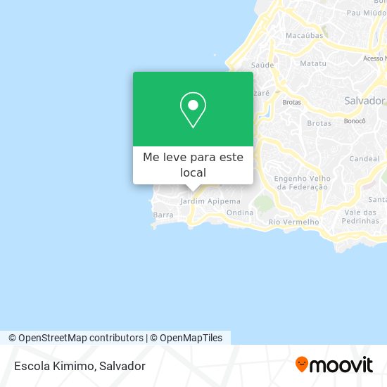 Escola Kimimo mapa