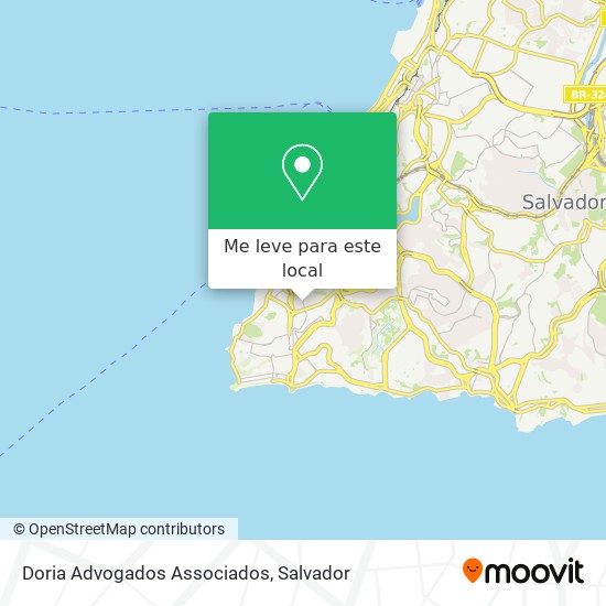 Doria Advogados Associados mapa