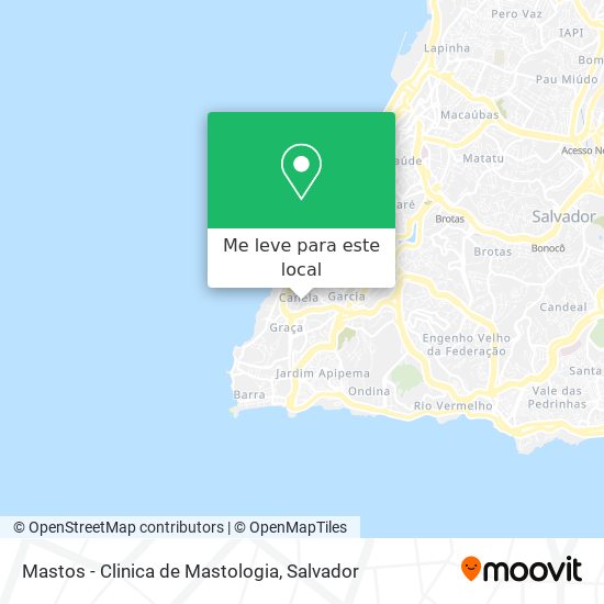 Mastos - Clinica de Mastologia mapa