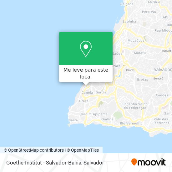 Goethe-Institut - Salvador-Bahia mapa