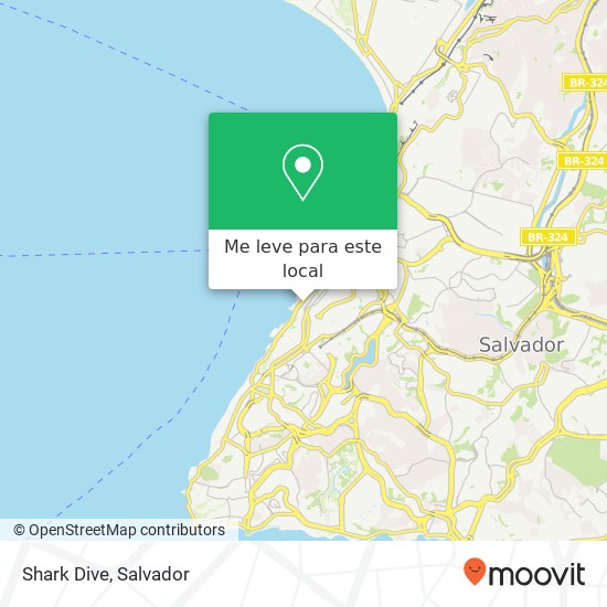 Shark Dive mapa