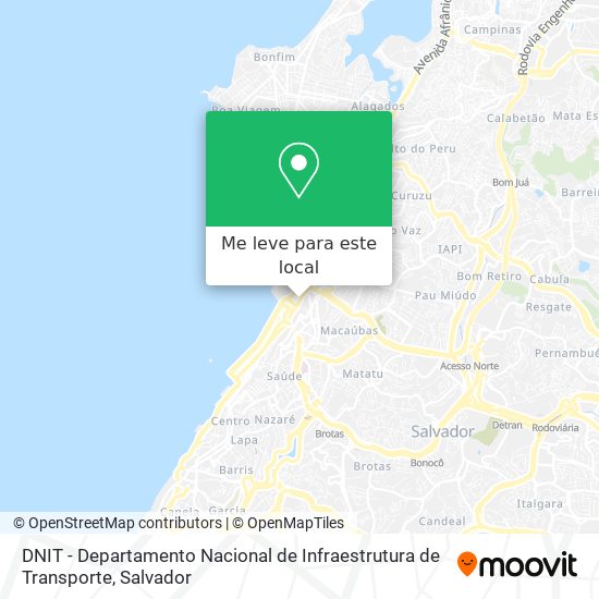 DNIT - Departamento Nacional de Infraestrutura de Transporte mapa