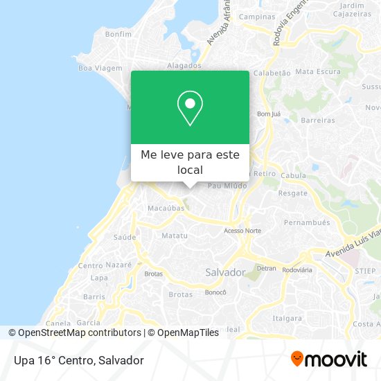 Upa 16° Centro mapa