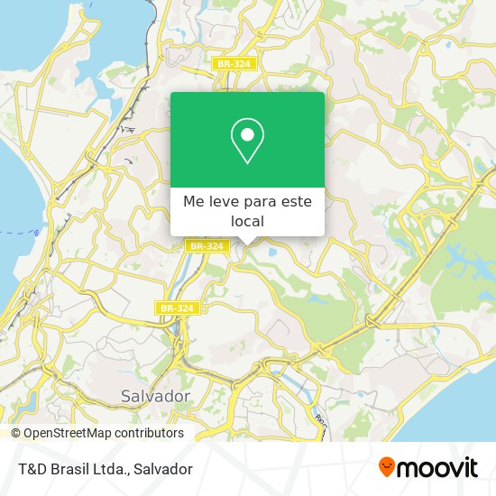 T&D Brasil Ltda. mapa