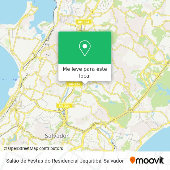 Salão de Festas do Residencial Jequitibá mapa