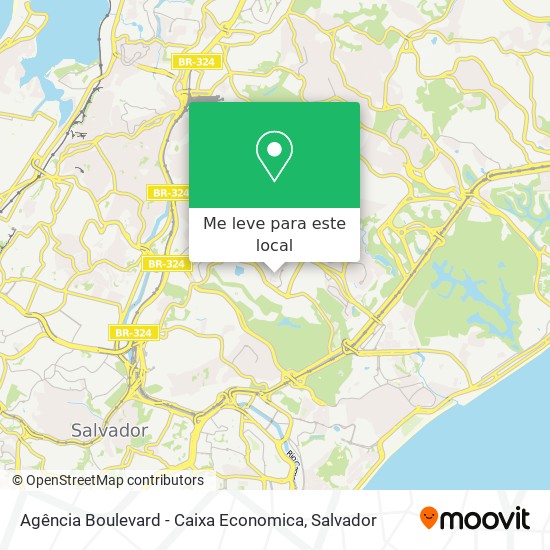 Agência Boulevard - Caixa Economica mapa
