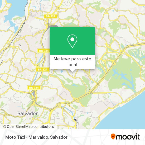 Moto Táxi - Marivaldo mapa