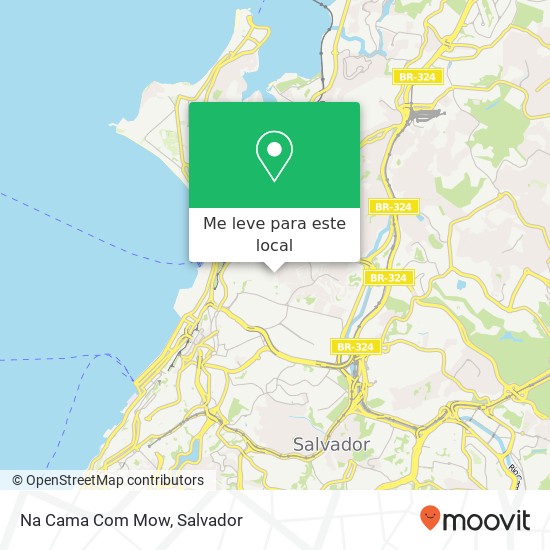 Na Cama Com Mow mapa