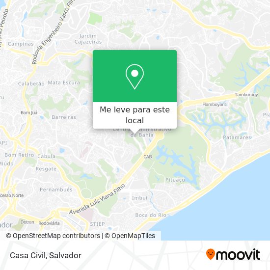 Casa Civil mapa