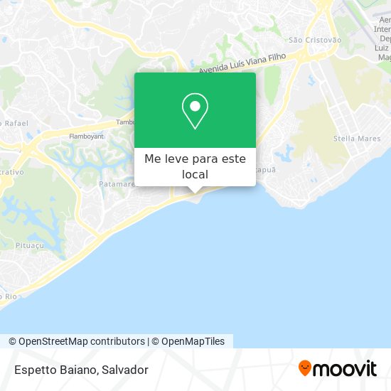 Espetto Baiano mapa