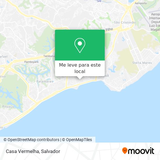 Casa Vermelha mapa