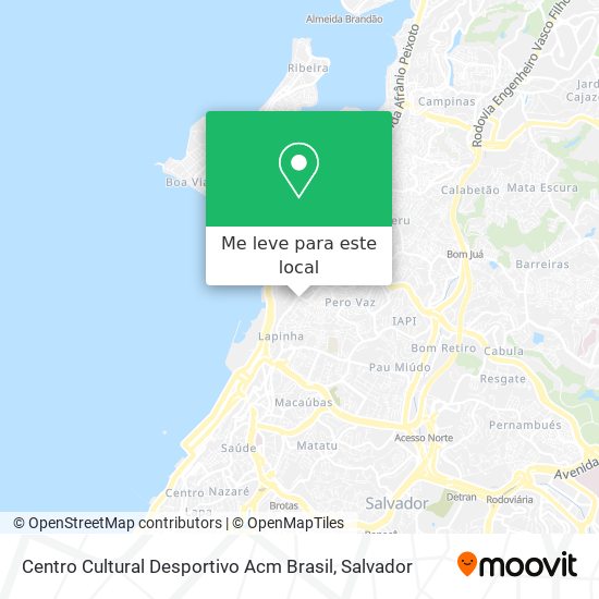 Centro Cultural Desportivo Acm Brasil mapa