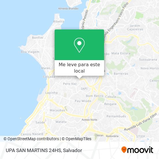 UPA SAN MARTINS 24HS mapa