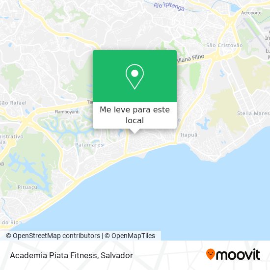 Academia Piata Fitness mapa