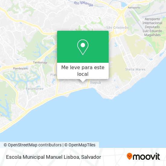 Escola Municipal Manuel Lisboa mapa