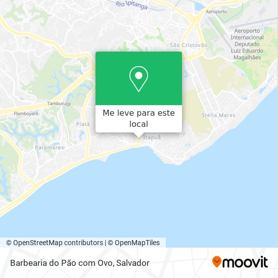 Barbearia do Pão com Ovo mapa