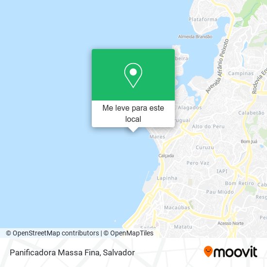 Panificadora Massa Fina mapa