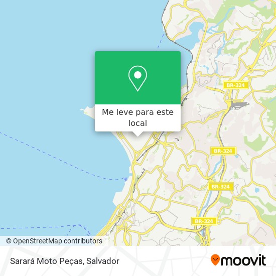 Sarará Moto Peças mapa