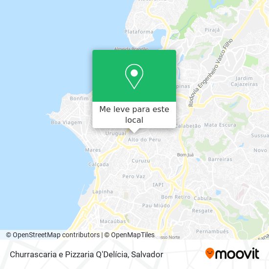 Churrascaria e Pizzaria Q'Delícia mapa